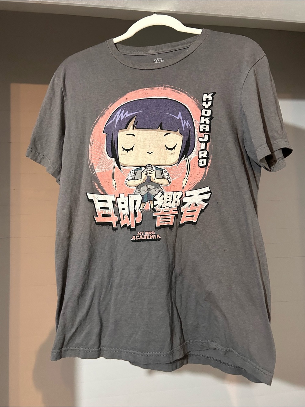 My Hero Academia Kyoka Jiro Graphic Tee - Gray
